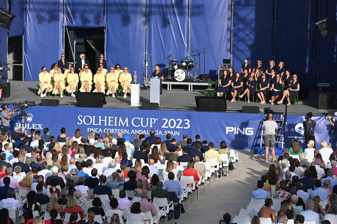 La inauguración de la Solheim Cup en Marbella, en imágenes