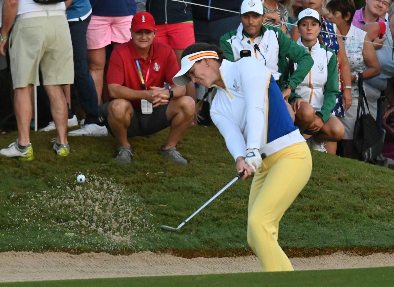 Primera jornada de la Solheim Cup de golf en Casares