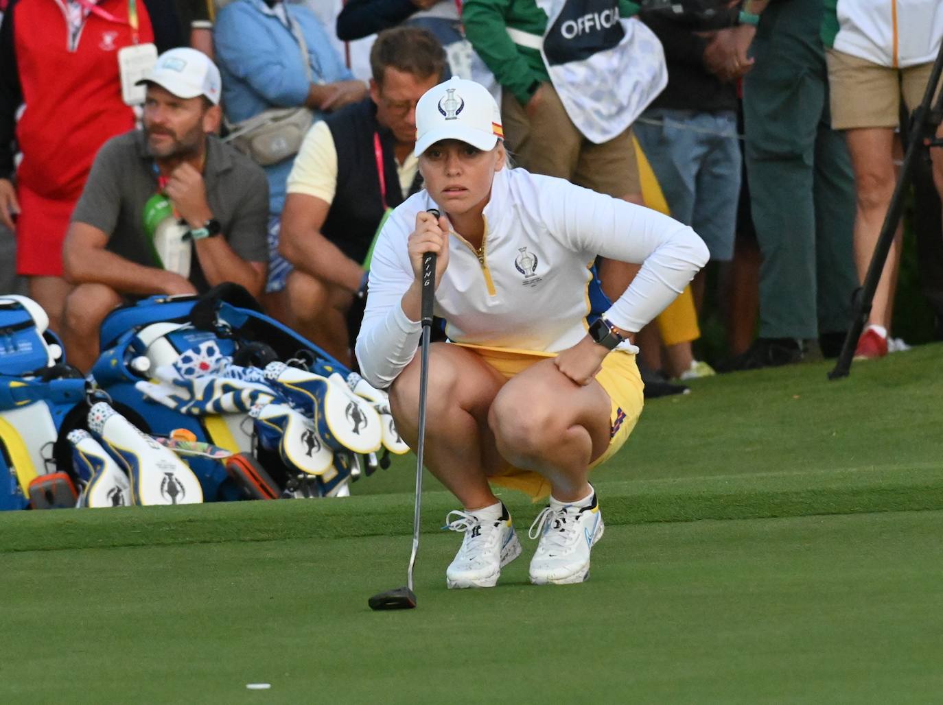 Primera jornada de la Solheim Cup de golf en Casares