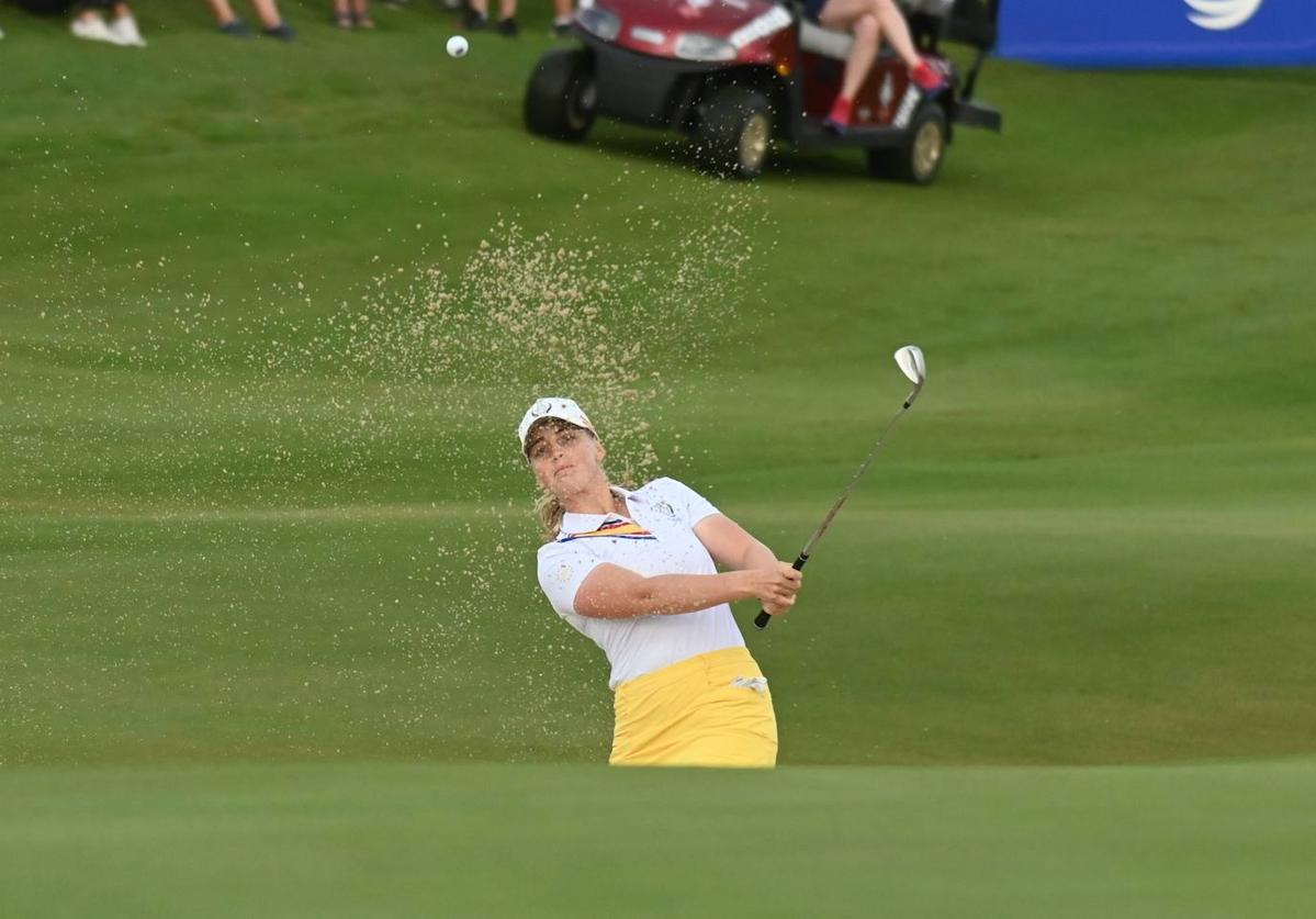 Primera jornada de la Solheim Cup de golf en Casares