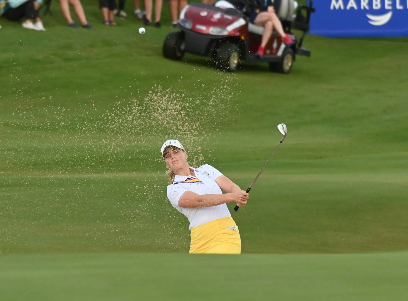 Primera jornada de la Solheim Cup de golf en Casares