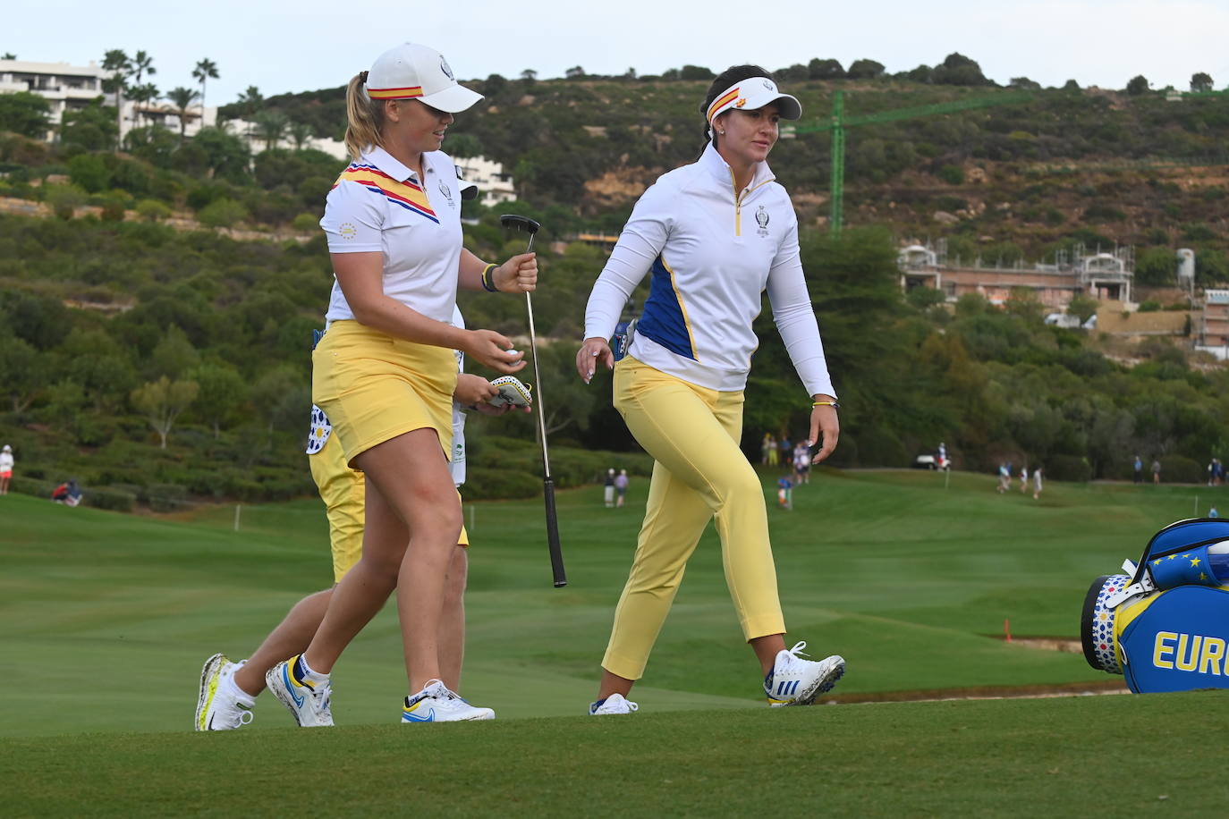 Primera jornada de la Solheim Cup de golf en Casares