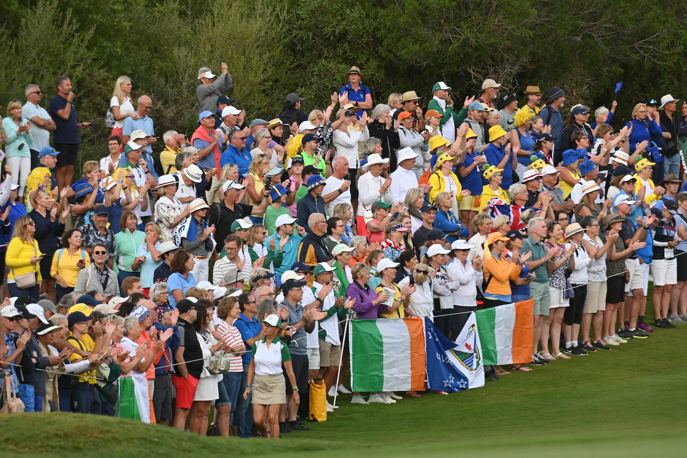 Primera jornada de la Solheim Cup de golf en Casares