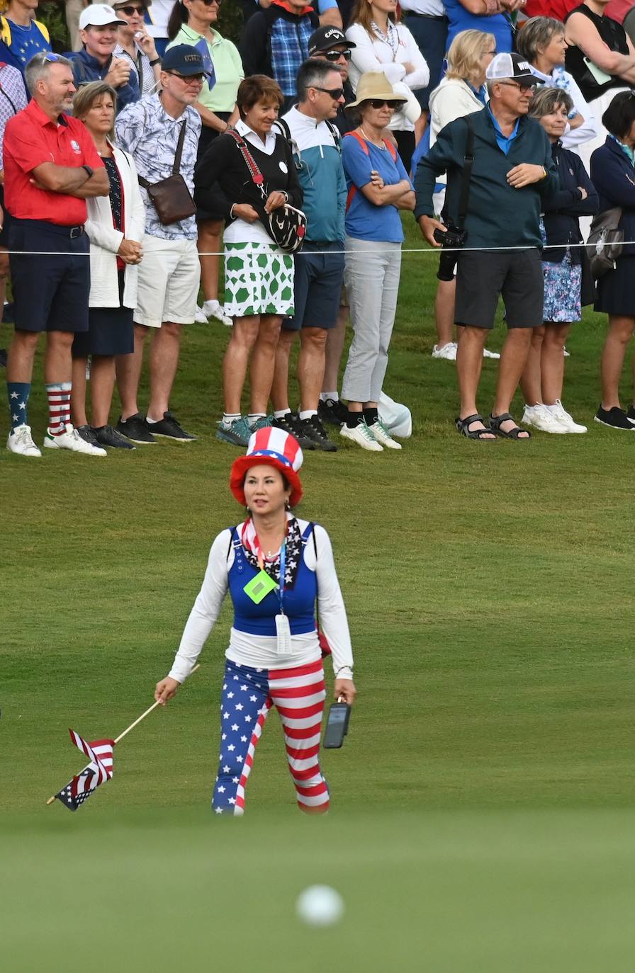 Primera jornada de la Solheim Cup de golf en Casares