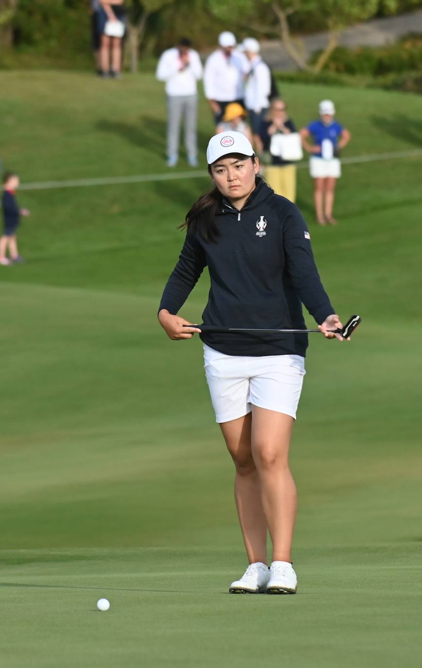 Primera jornada de la Solheim Cup de golf en Casares