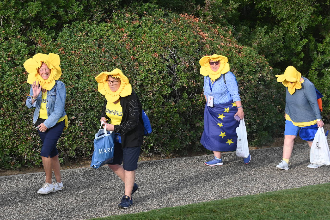 Primera jornada de la Solheim Cup de golf en Casares