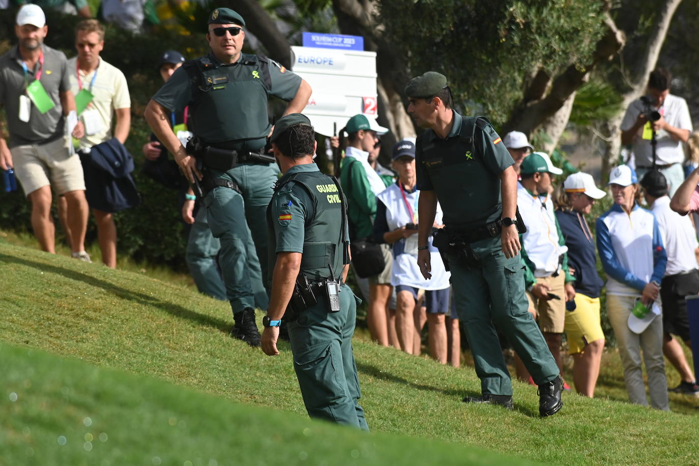 Primera jornada de la Solheim Cup de golf en Casares