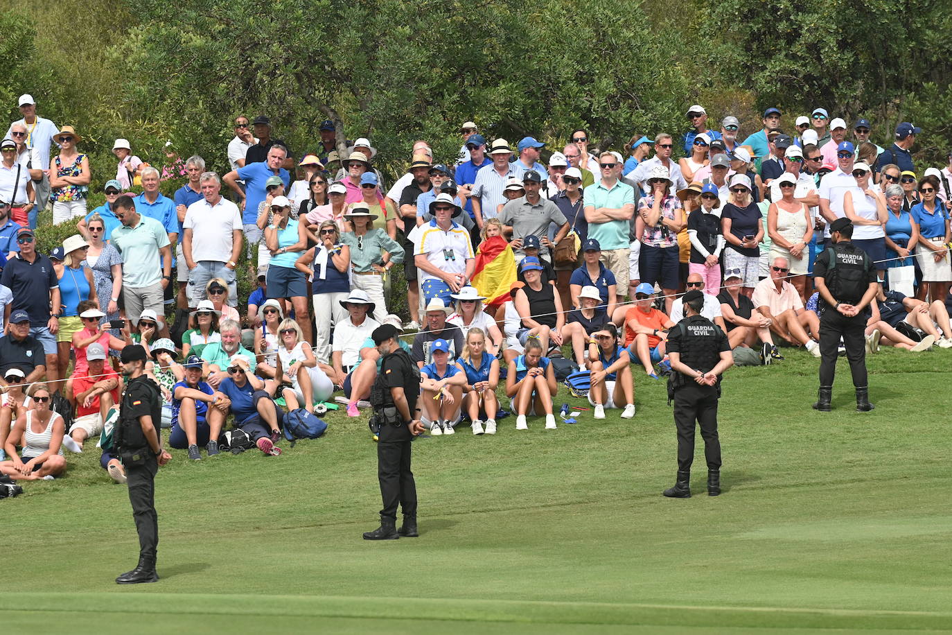 Primera jornada de la Solheim Cup de golf en Casares