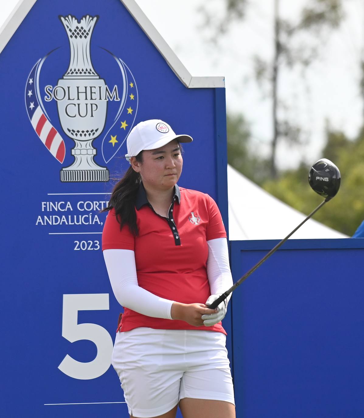 Primera jornada de la Solheim Cup de golf en Casares