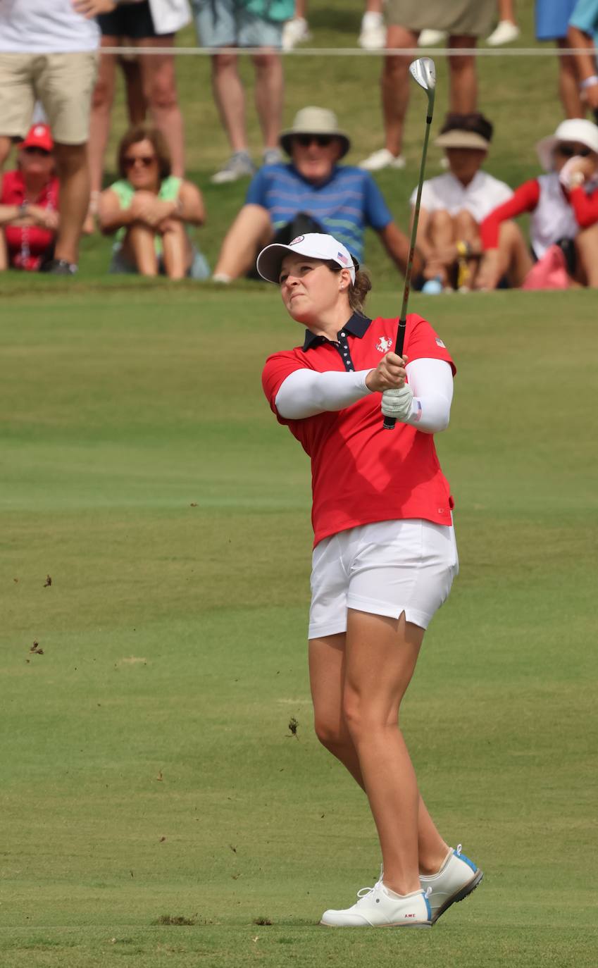 Primera jornada de la Solheim Cup de golf en Casares