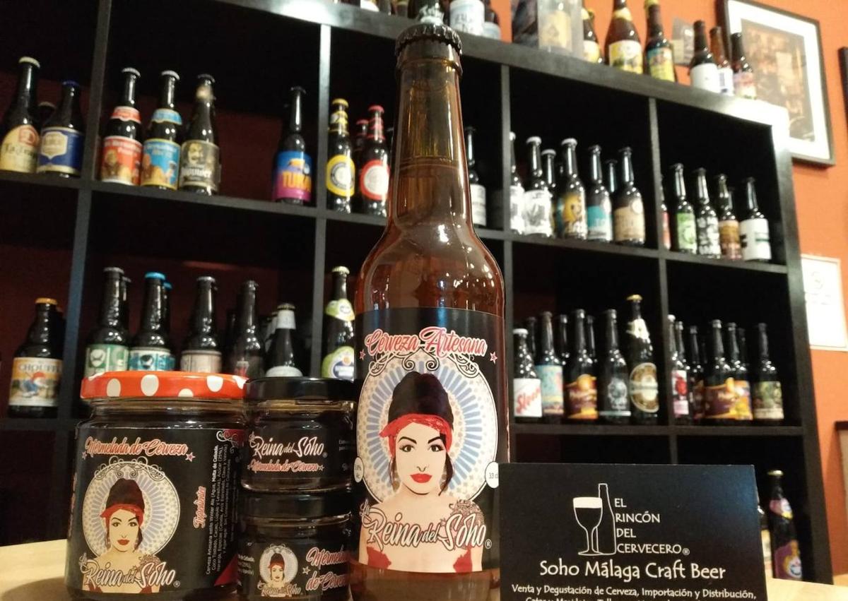 Imagen secundaria 1 - Cervezas de Bonvivant, que además de ser fábrica cuenta con su propio restaurante y beer tap. La reina del Soho, la cerveza propia de El rincón del Cervecero del Soho. Caminito del Rey, de Cervezas Gaitanejo