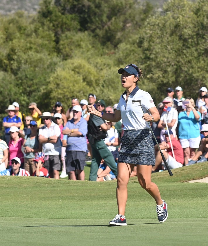 Imagen secundaria 2 - Todo por decidir en la última jornada de la Solheim Cup