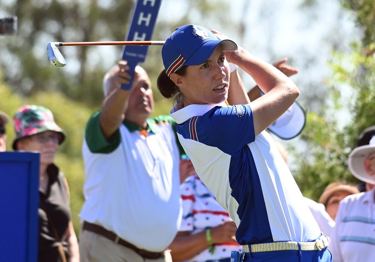 Carlota Ciganda, la heroína de la Solheim Cup de Casares