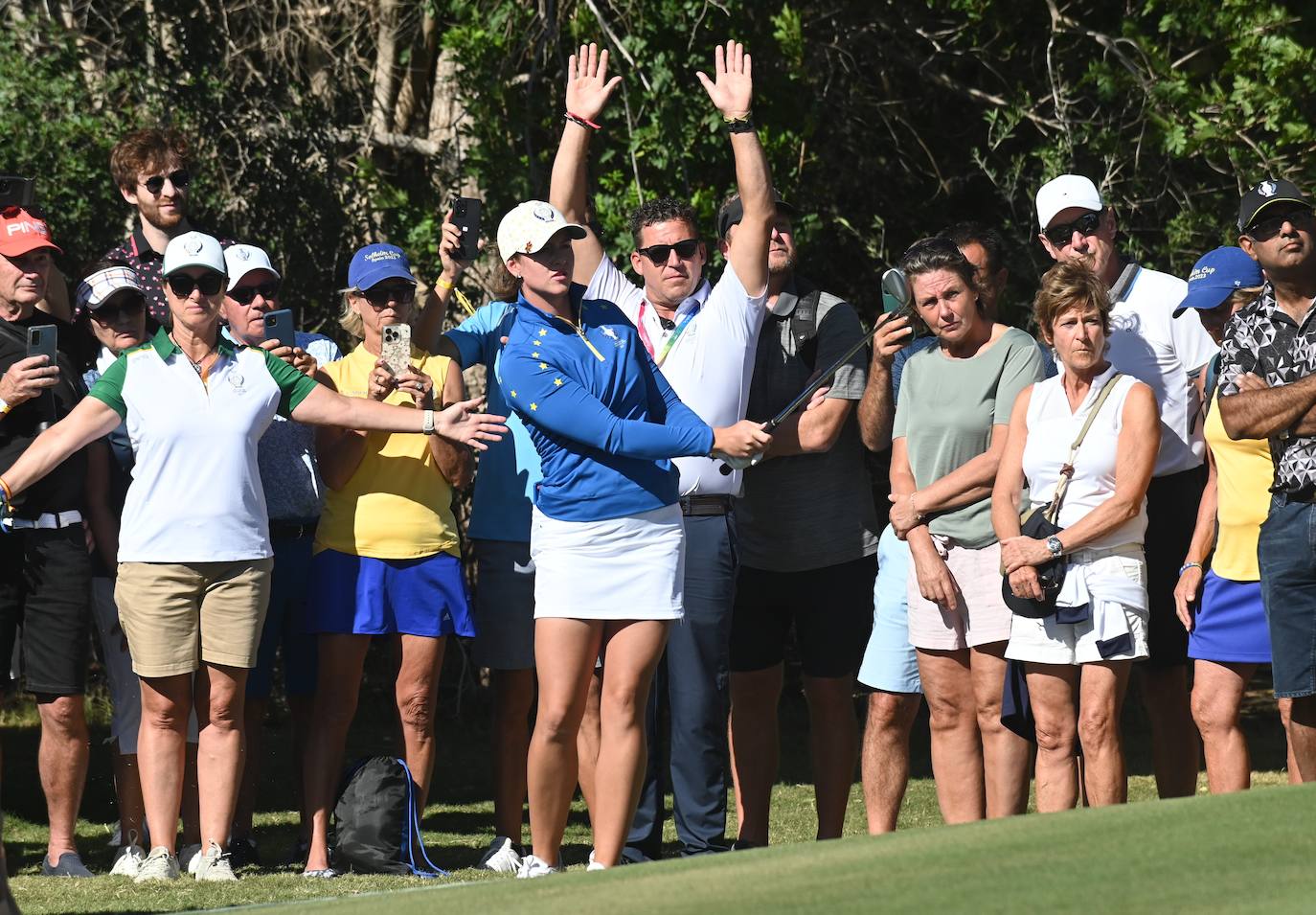 Las mejores imágenes del final de la Solheim Cup en Málaga