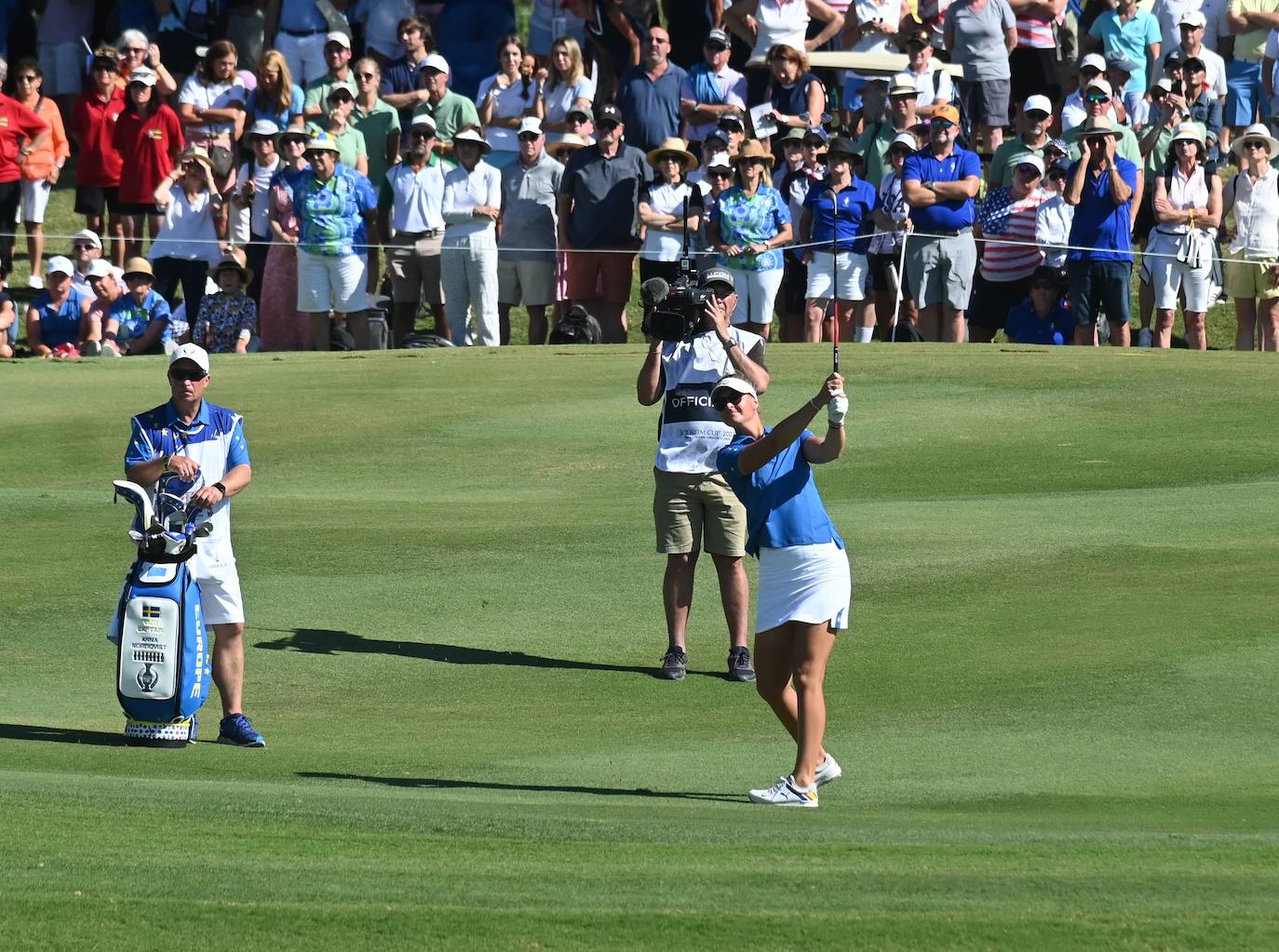 Las mejores imágenes del final de la Solheim Cup en Málaga