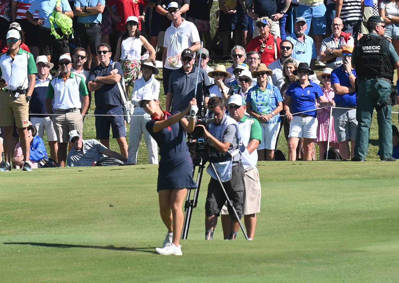 Las mejores imágenes del final de la Solheim Cup en Málaga