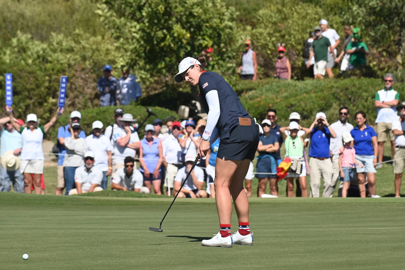 Las mejores imágenes del final de la Solheim Cup en Málaga