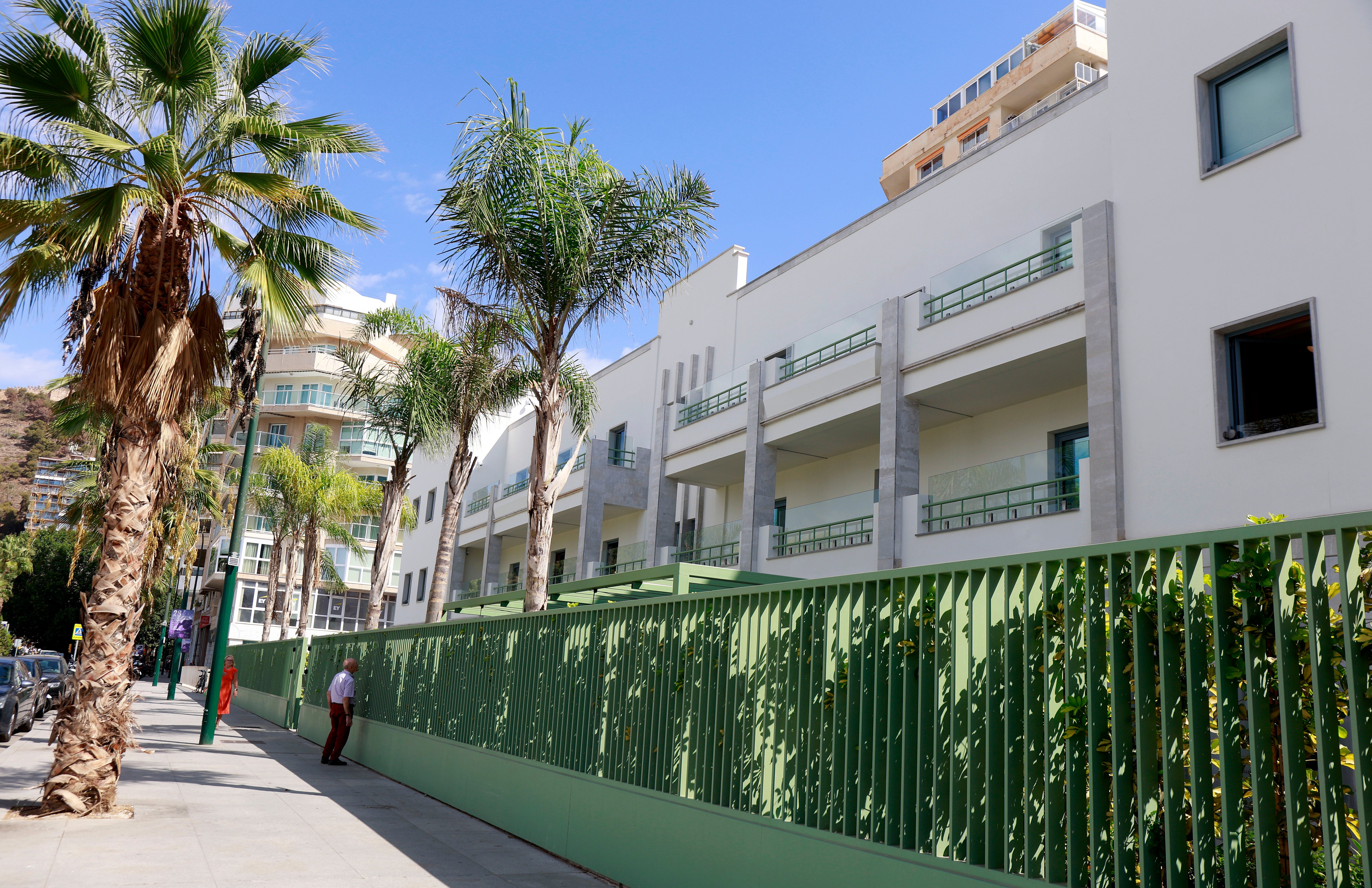 Así es la colorida azotea de Google en Málaga