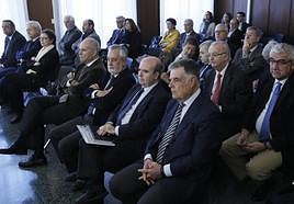 Imagen de archivo de una de las jornadas del juicio contra los ERE.