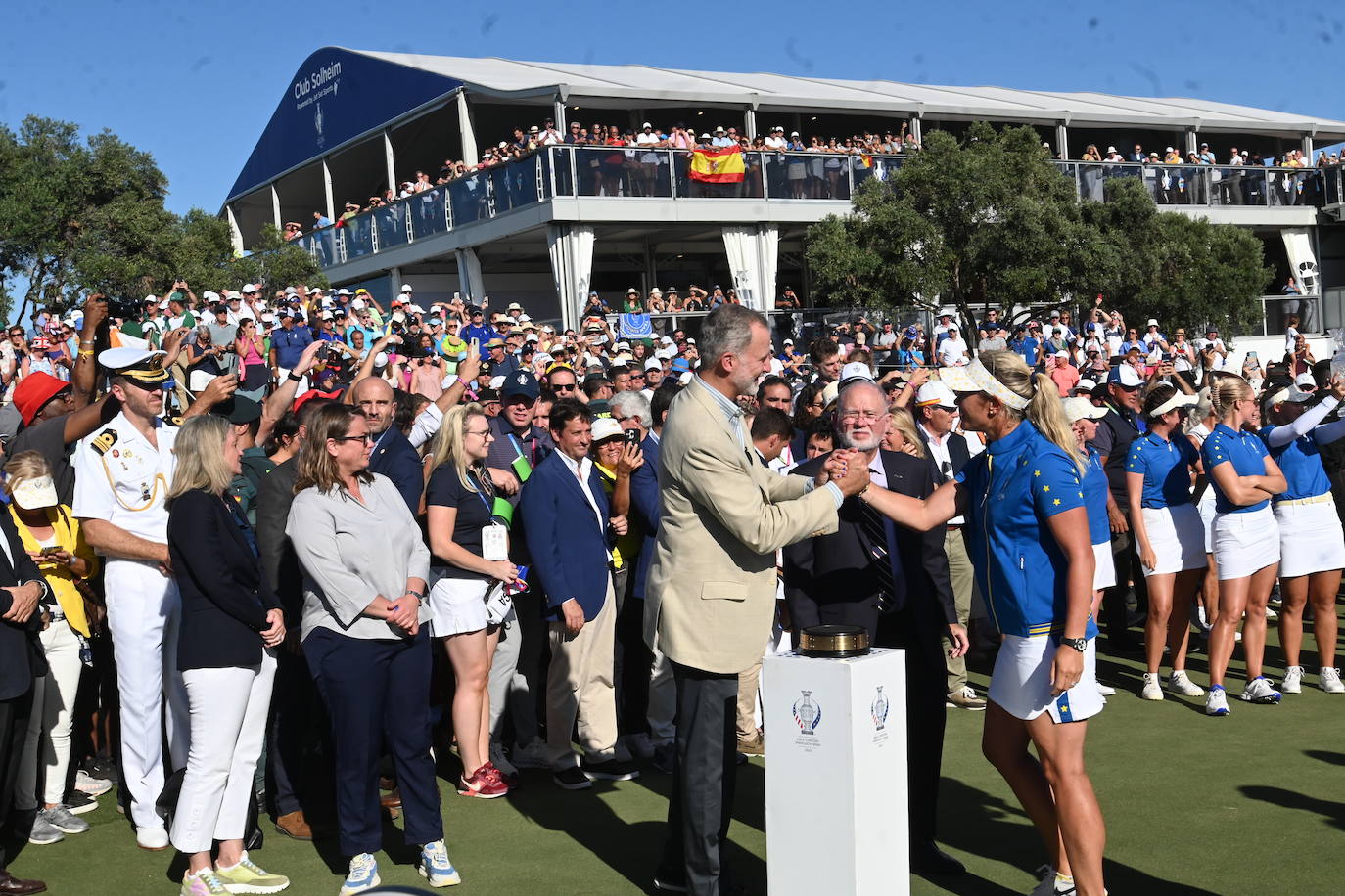 Las mejores imágenes del final de la Solheim Cup en Málaga