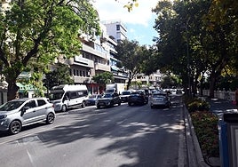 Avenida Ricardo Soriano en Marbella.
