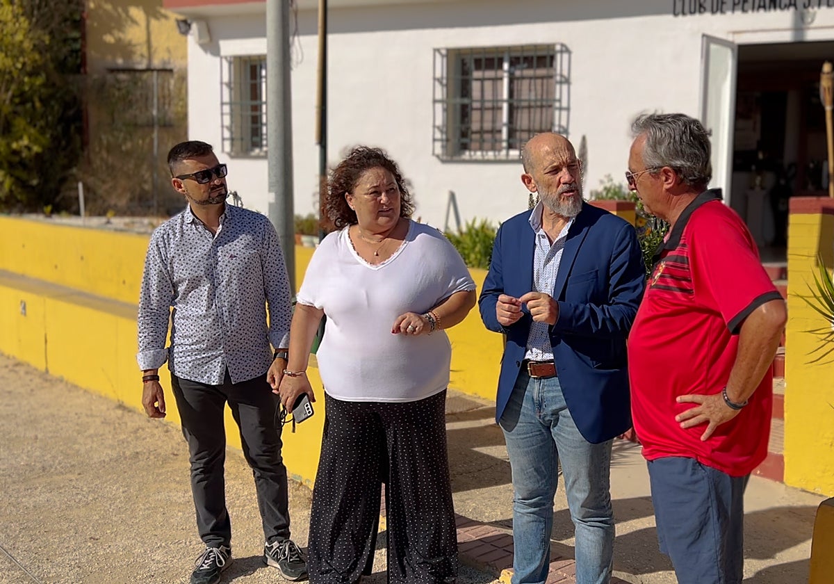 OSP propone la modernización del club de petanca de San Pedro y más accesibilidad en espacios verdes