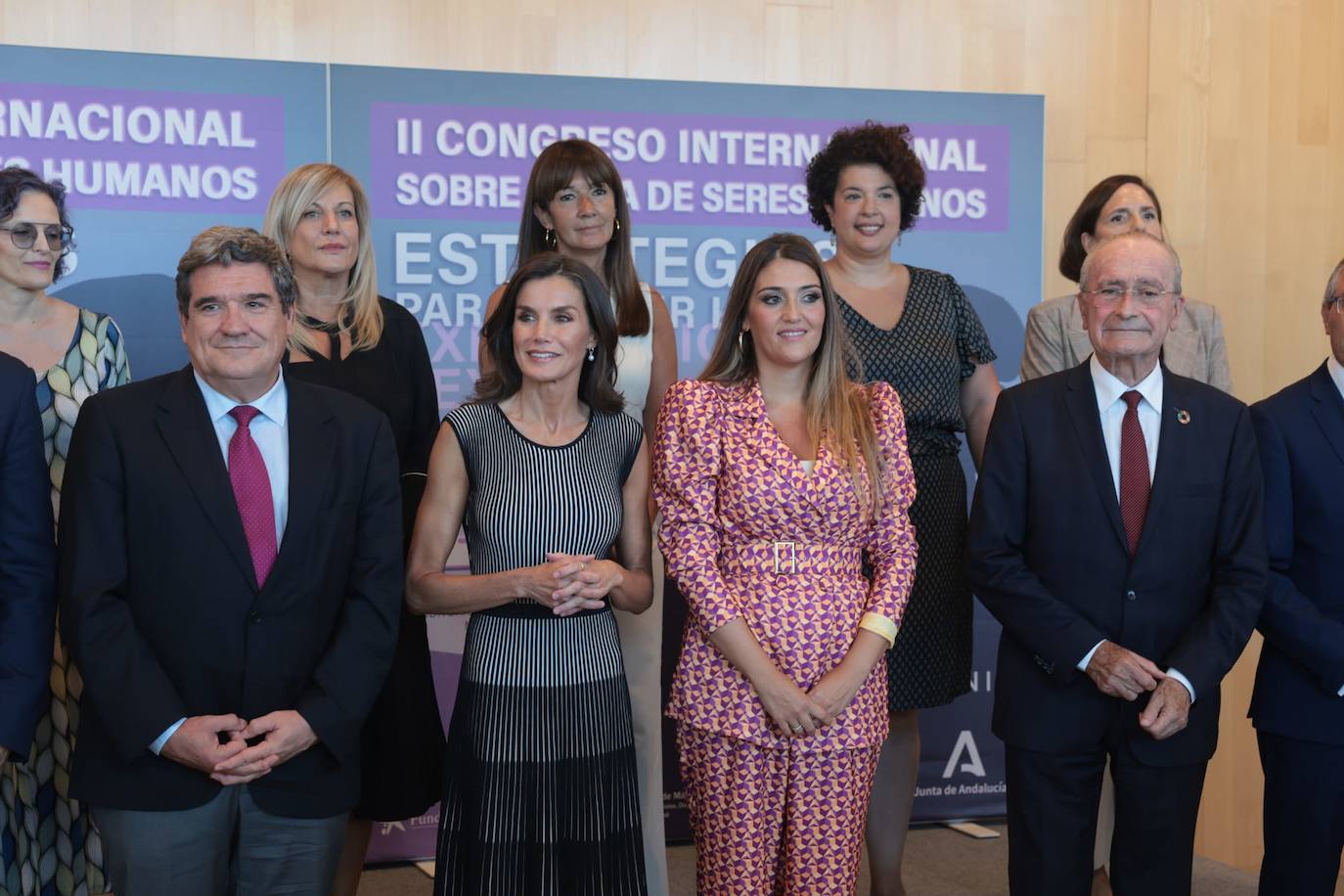 La reina Letizia inaugura en Málaga el II Congreso Internacional de Trata de Seres Humanos