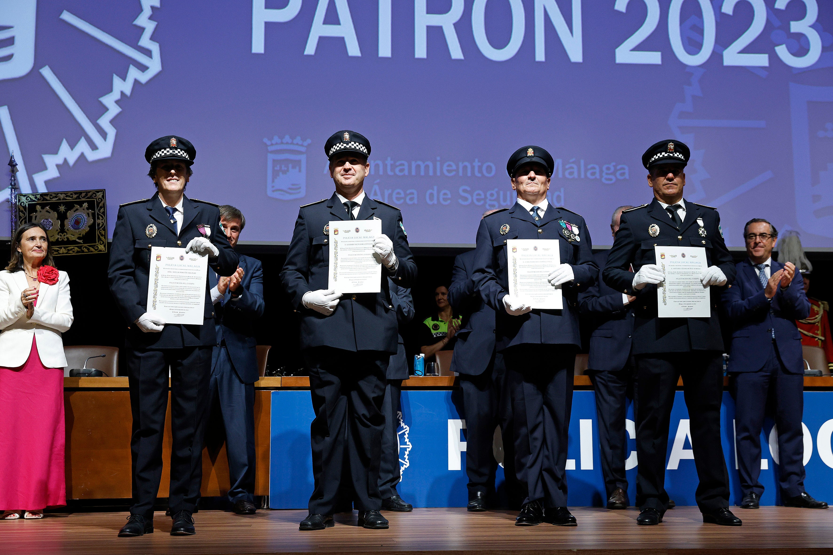 Reconocimiento a la Policía Local de Málaga