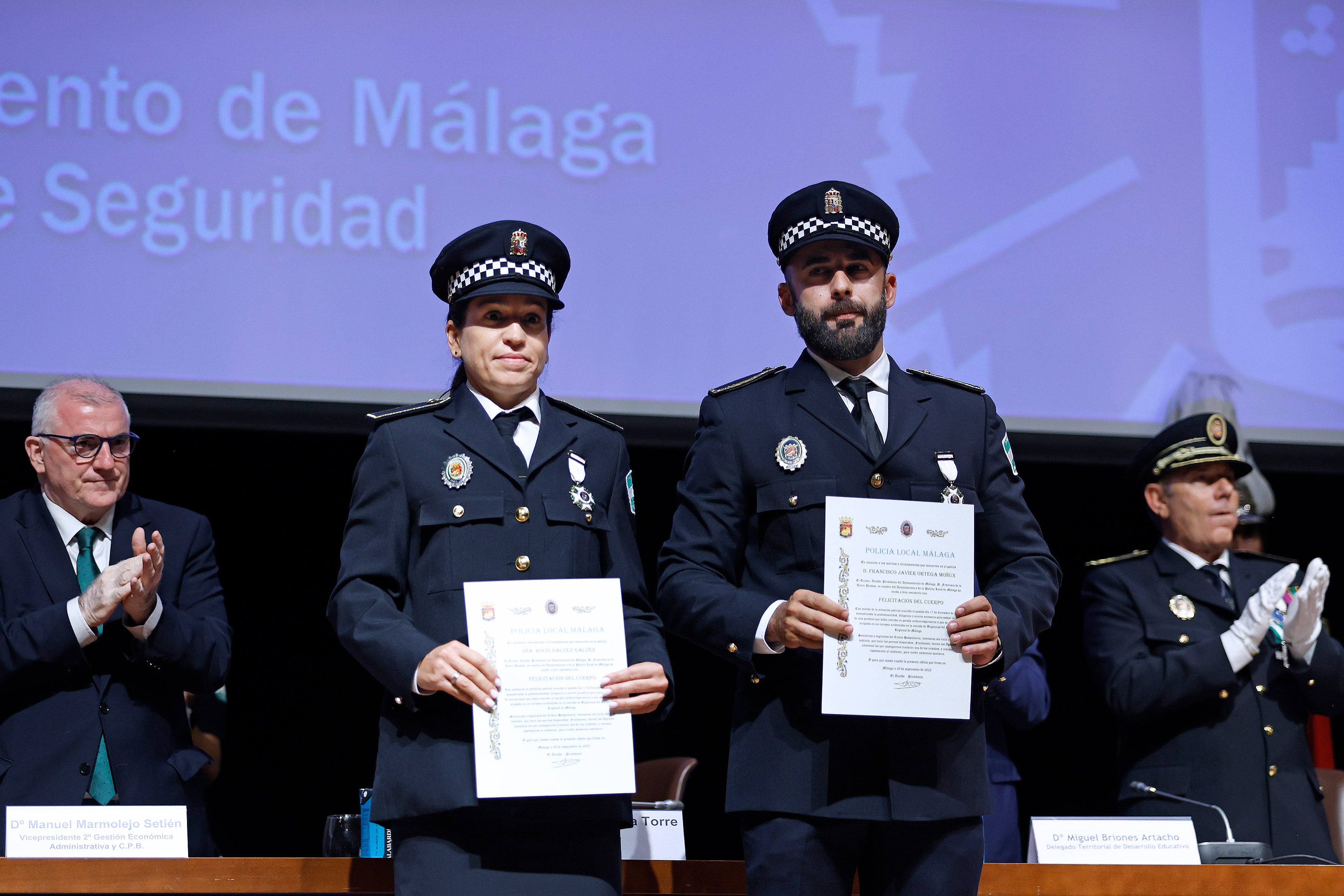 Reconocimiento a la Policía Local de Málaga