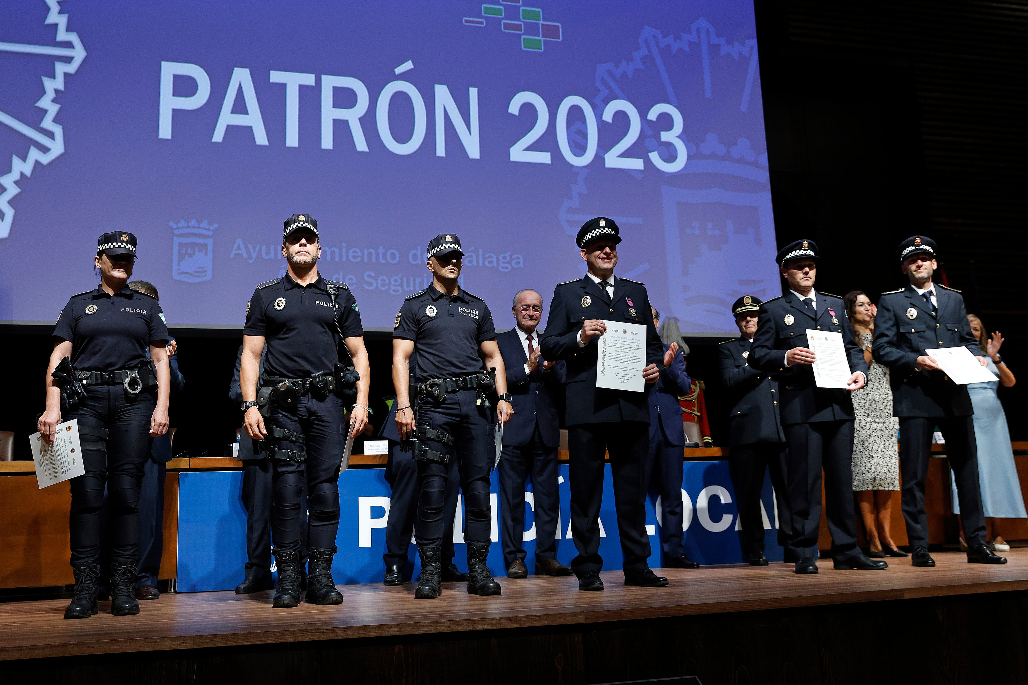 Reconocimiento a la Policía Local de Málaga