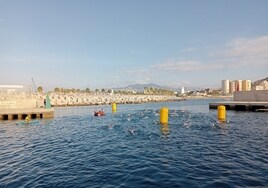 Éxito de participación en la Copa de España de aguas abiertas, en Málaga