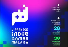 La quinta edición de 'Indie Games Málaga' ya tiene a sus 28 finalistas