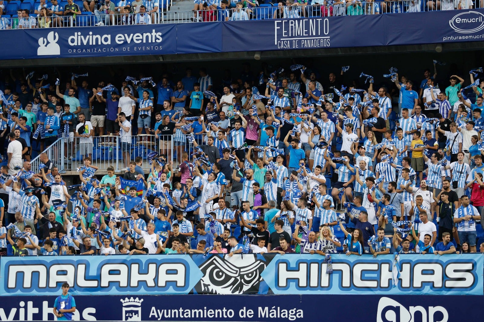 Las mejores imágenes del Málaga C. F. - San Fernando