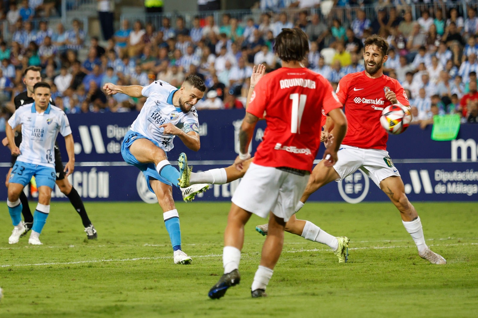 Las mejores imágenes del Málaga C. F. - San Fernando