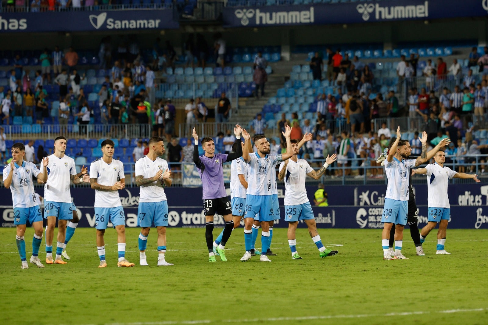 Las mejores imágenes del Málaga C. F. - San Fernando