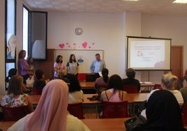 Imagen de la inauguración de la acción formativa destinada a mujeres rurales.