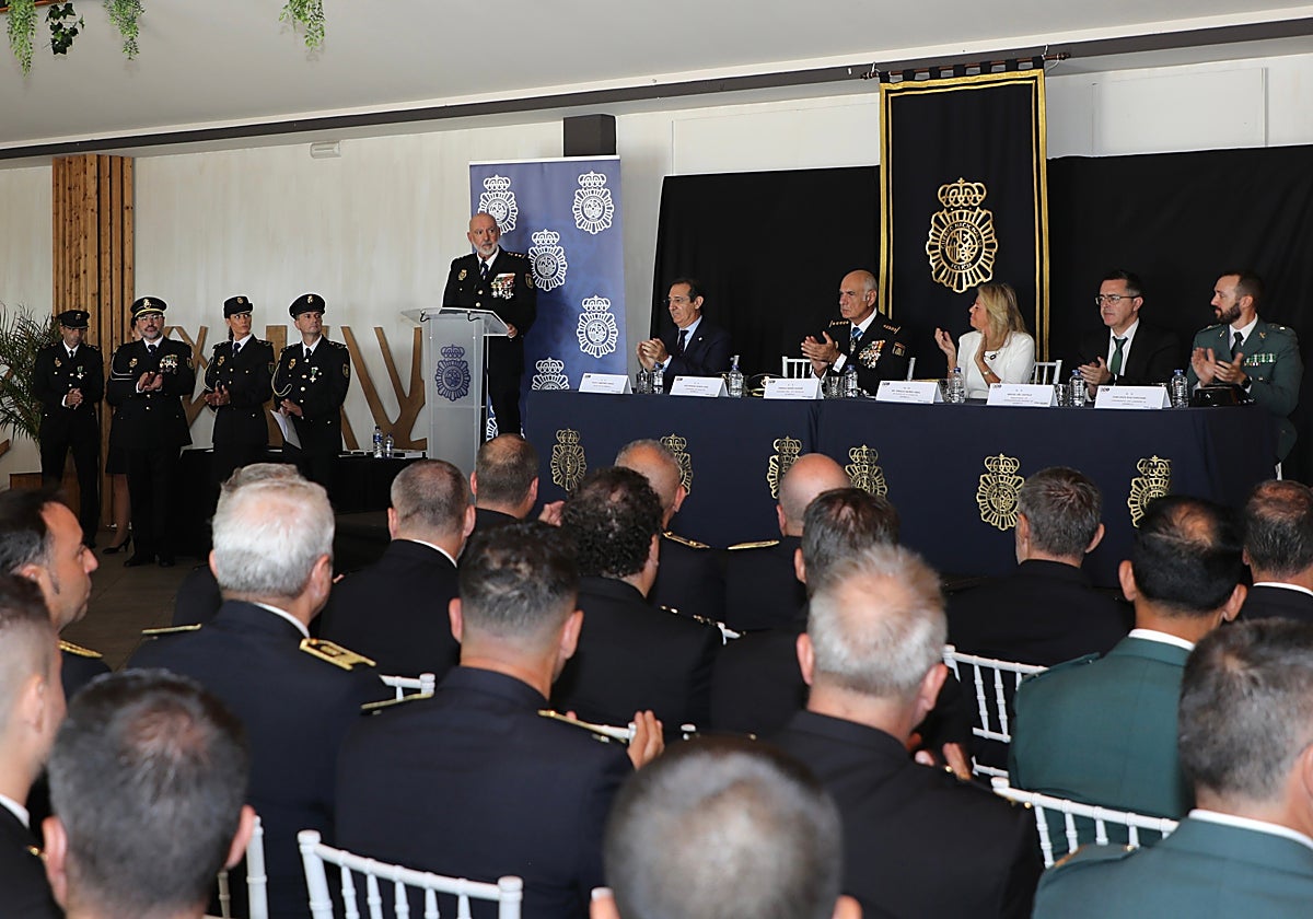 Celebración del Día de la Policía Nacional en Marbella.