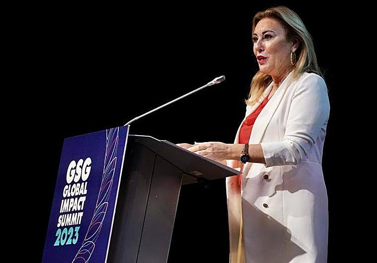 La consejera de Economía, Carolina España.