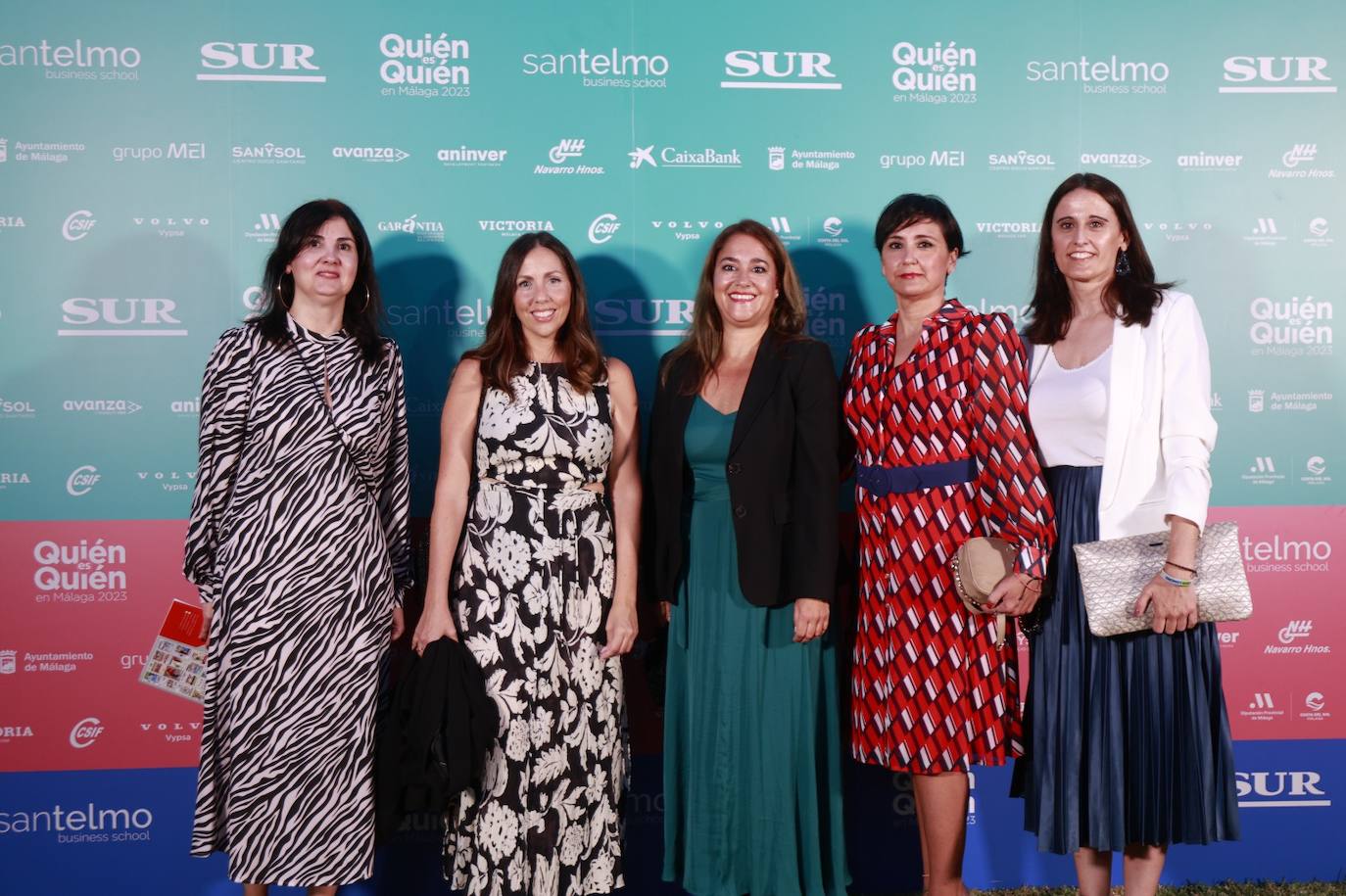 Pilar Perea, Mayte Lara, Emma Vera, Raquel Berreche y Yolanda Quesada.