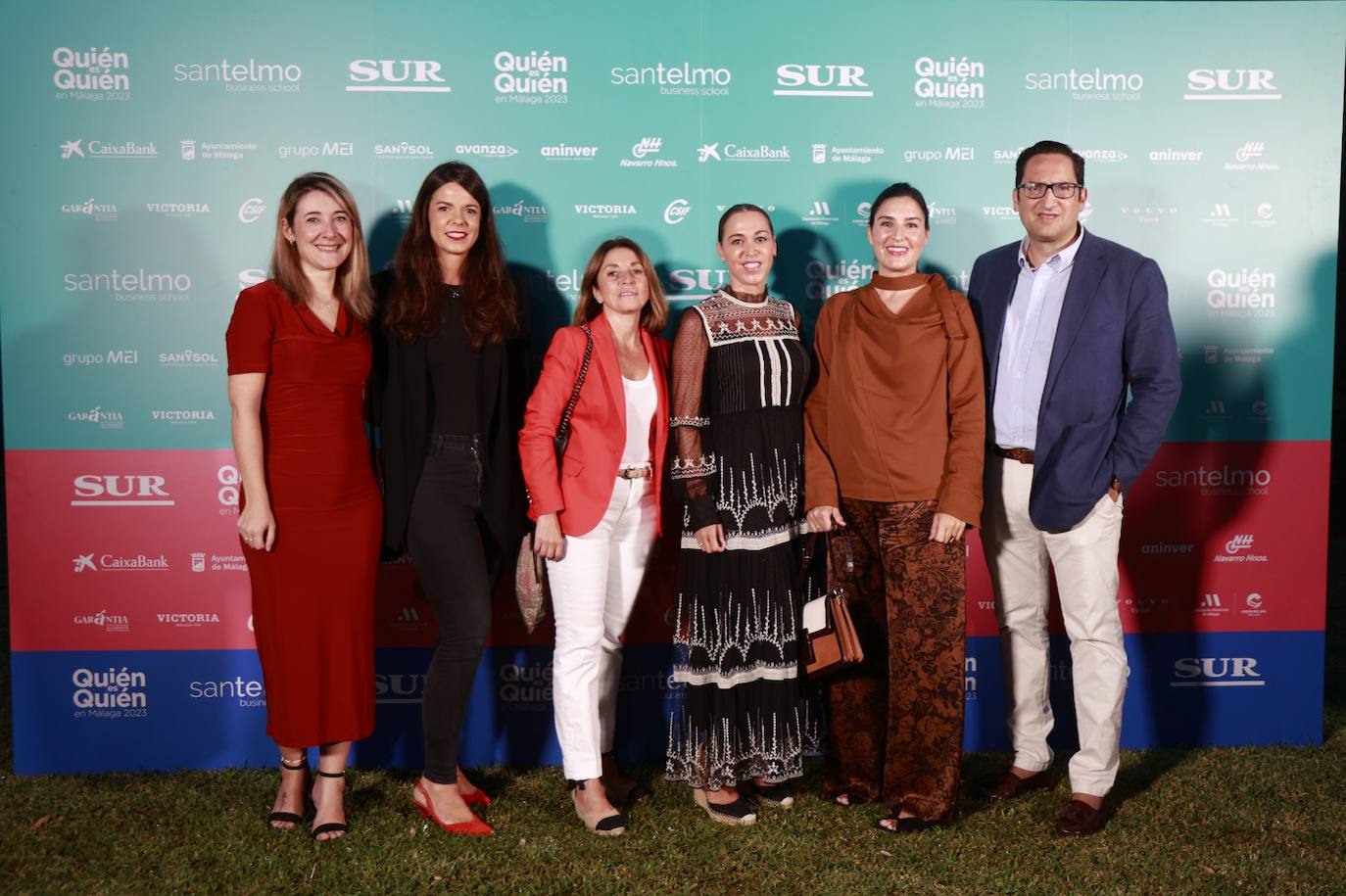 Virginia Hidalgo, Raquel Sánchez, Catalina Carmona, Flores Fernández, Isabel Solana y Álvaro Navajas.