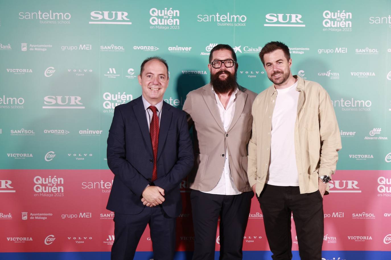 Federico Moret, Mateo García y José Trigo. 