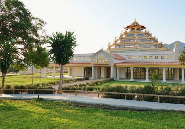 El exterior del Centro de Meditación Kadampa en Alhaurín el Grande.