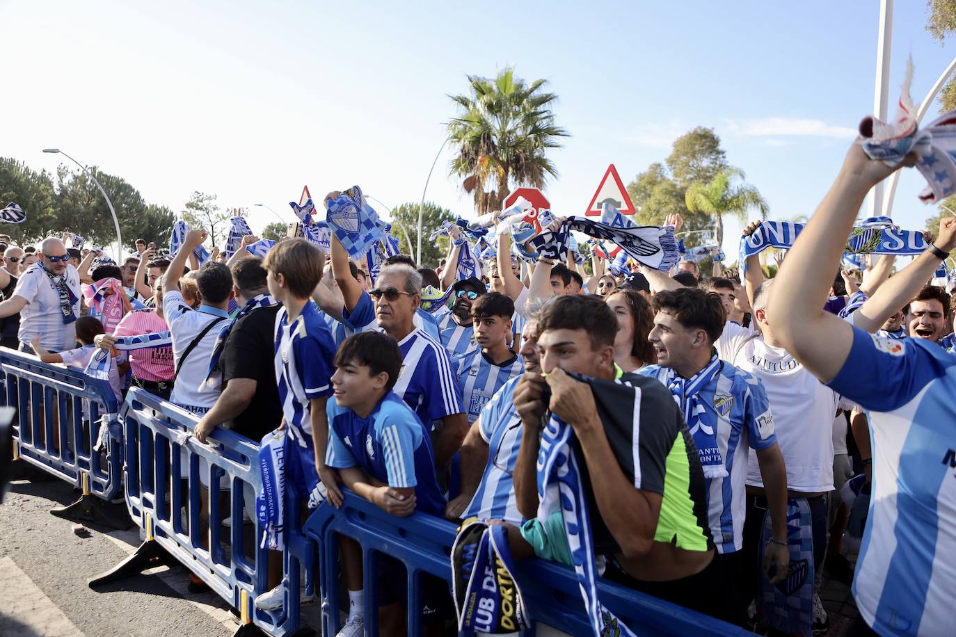 El Recreativo de Huelva-Málaga, en imágenes