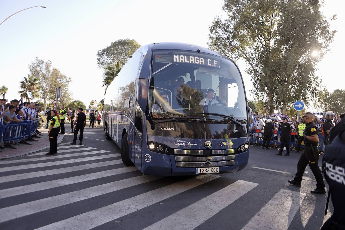 El Recreativo de Huelva-Málaga, en imágenes