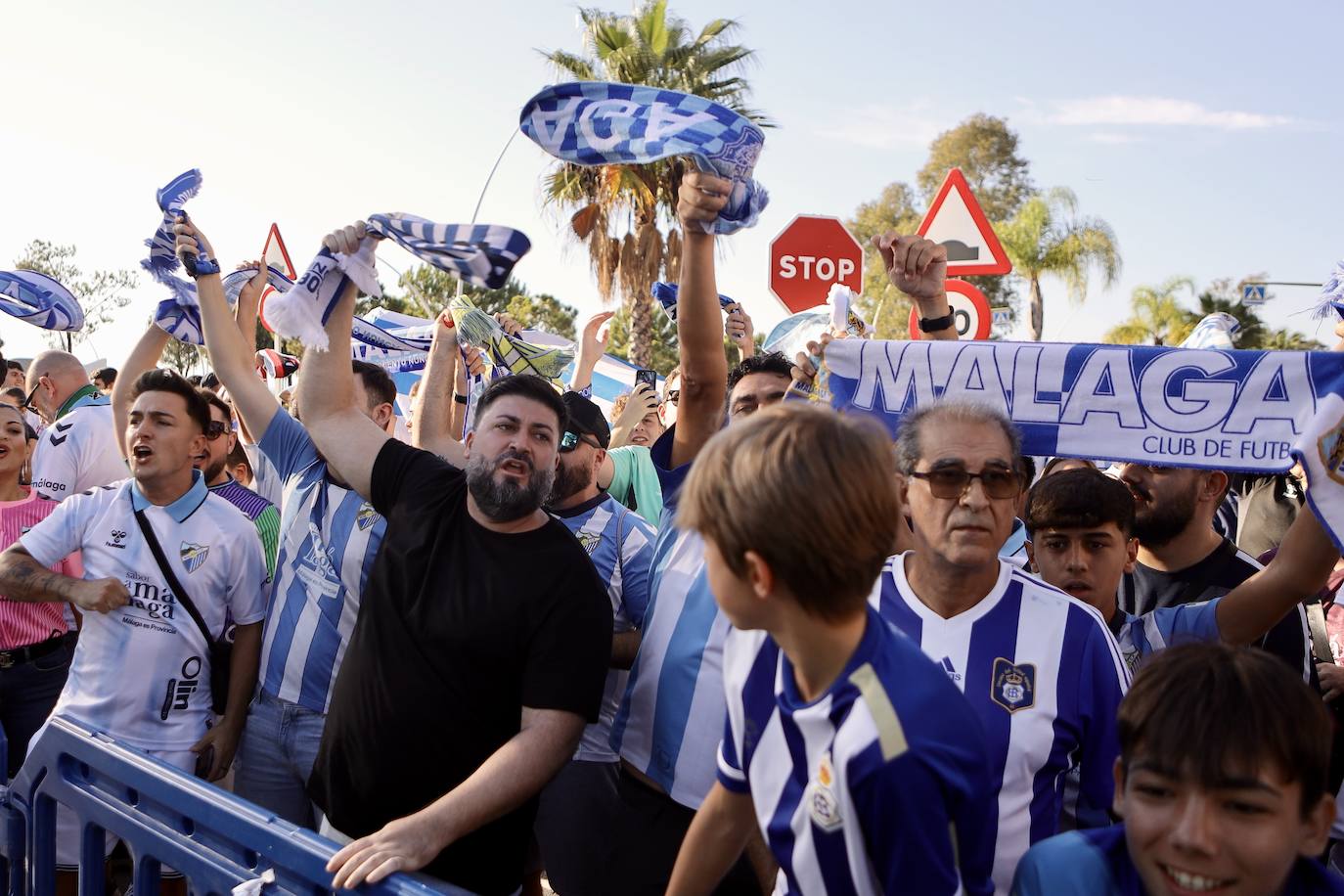 El Recreativo de Huelva-Málaga, en imágenes