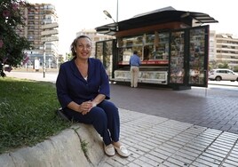 Teresa Moreno se ha propuesto el reto de reducir el número de quioscos que hay cerrados en la ciudad.