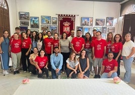 La recepción de los voluntarios europeos en Álora.