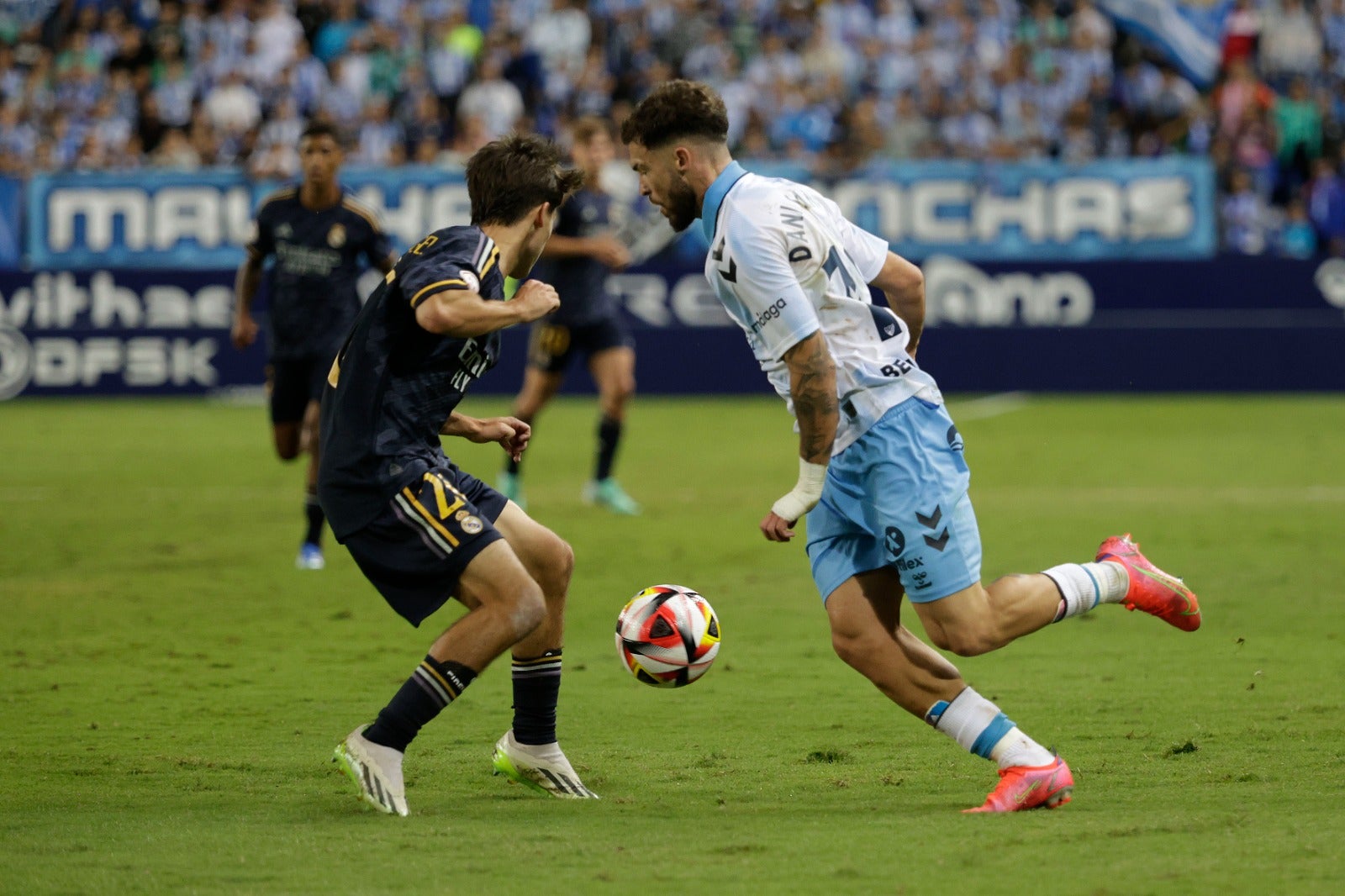 Las mejores imágenes del Málaga - Real Madrid Castilla