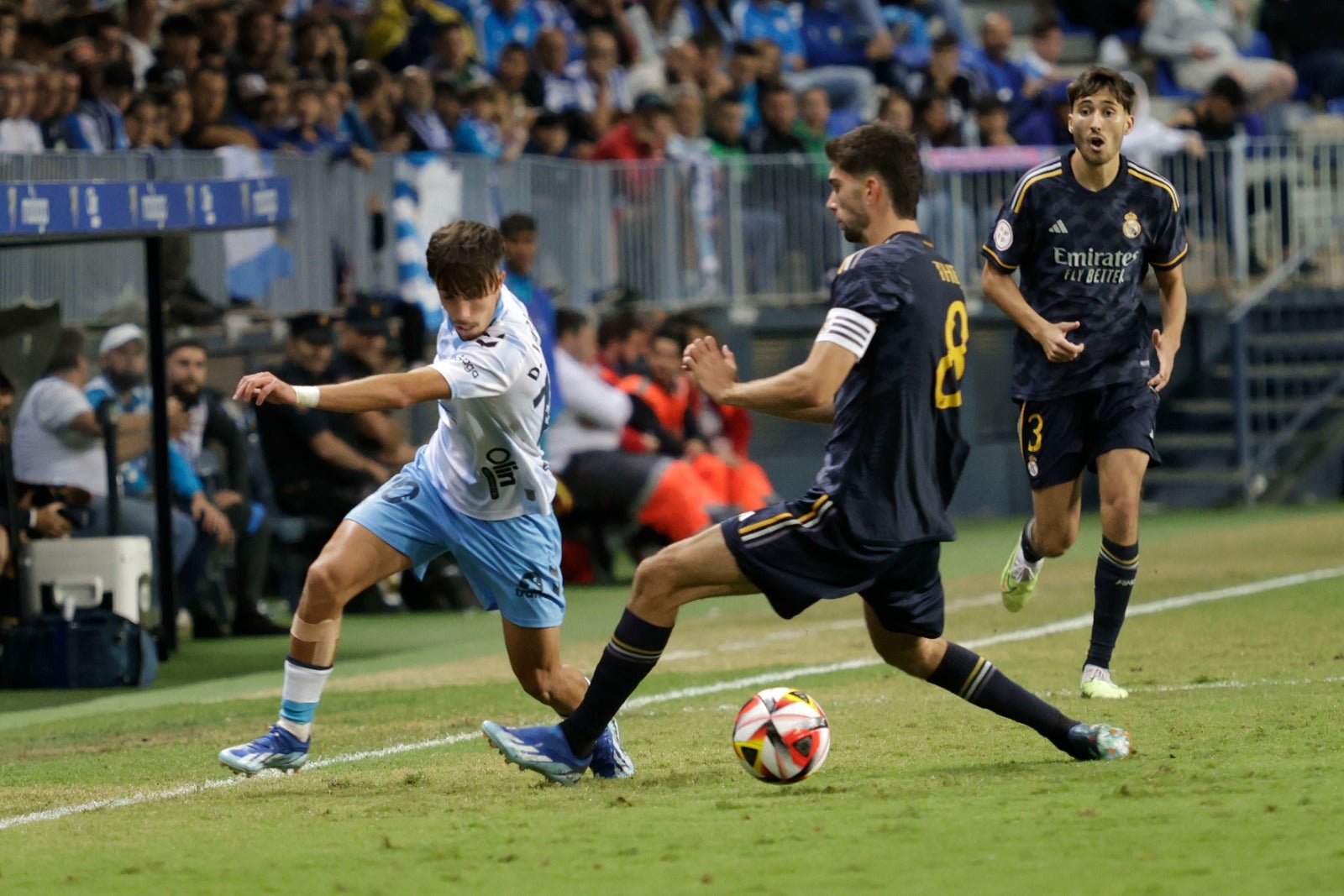 Las mejores imágenes del Málaga - Real Madrid Castilla