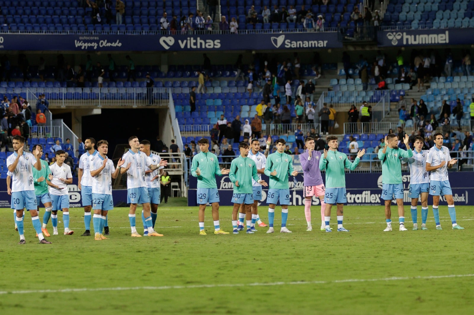 Las mejores imágenes del Málaga - Real Madrid Castilla